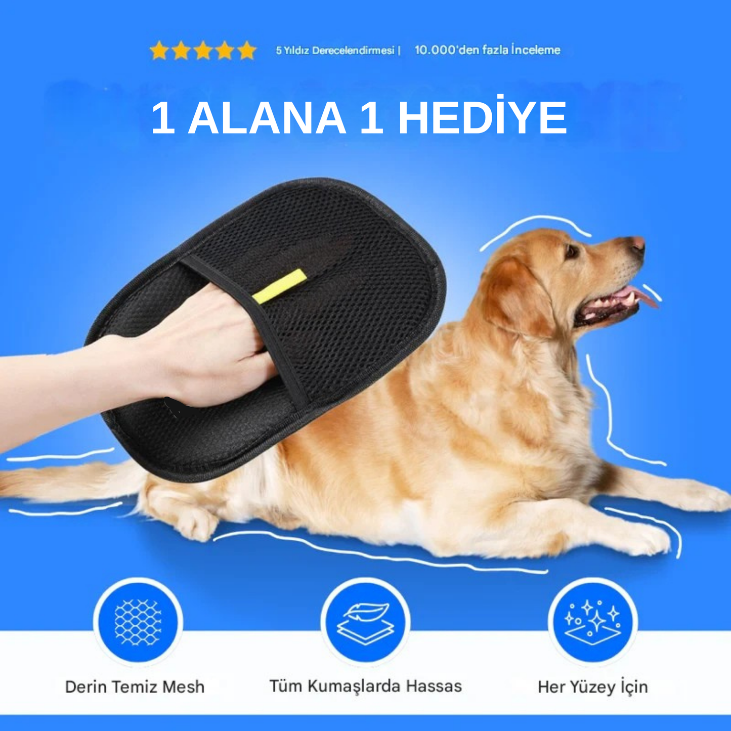 MinPet™- TÜY VE TOZ TOPLAMA ELDİVENİ
